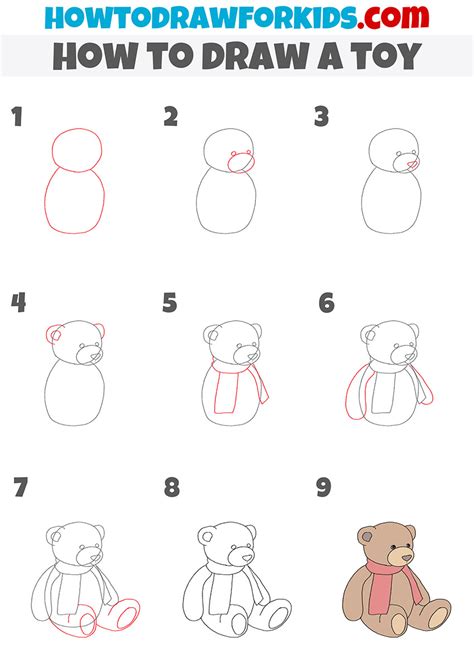 How to Draw a Toy - Easy Drawing Tutorial For Kids