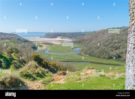 Pennard castle wales hi-res stock photography and images - Alamy