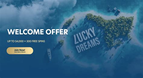 Lucky Dreams Review-Claim up to CAD $4,000 bonus + 300 FS!