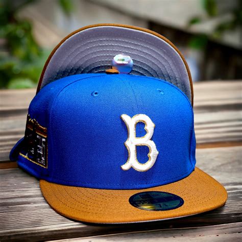 Brooklyn Dodgers New Era Majestic Blue/Toasted Peanut And Gray Bottom ...