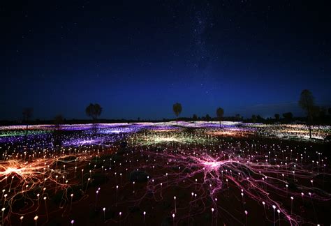 Spectacular Field Of Light Installation Comes To Uluru