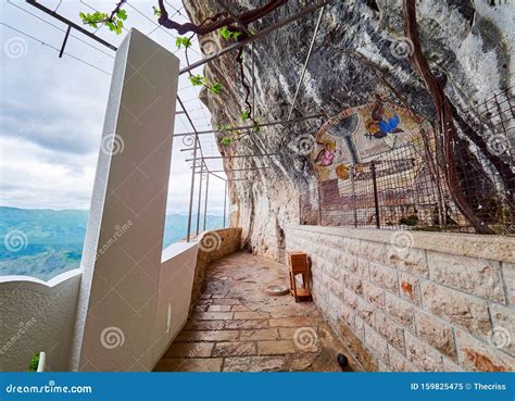 Ostrog Monastery in Montenegro. Build Inside the Rock. Stock Image ...