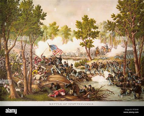 BATTLE OF SPOTSYLVANIA. /nThe Battle of Spotsylvania, 12 May 1864 ...