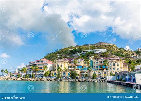 Colorful Shopping Area in Marigot on the French Side of St Martin ...