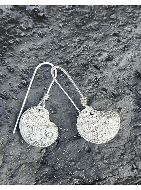 Silver Paua Shell Earrings - Handmade Jewellery | HYDRO Surf Shop | Dunedin, New Zealand - KGD