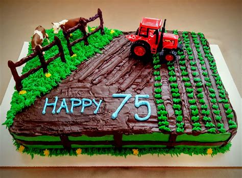 Farm tractor Birthday cake | Tractor birthday cakes, Tractor birthday ...