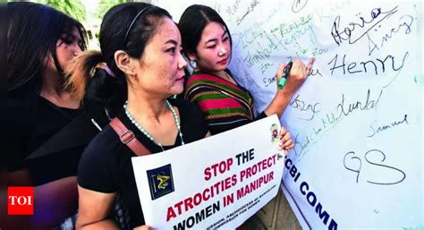 Protest over plight of Manipur women | Bengaluru News - Times of India