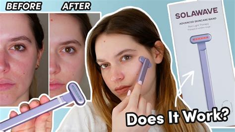 I Tried the Solawave Wand For 2 Weeks (Full Review and Results)| Testing TikTok - YouTube