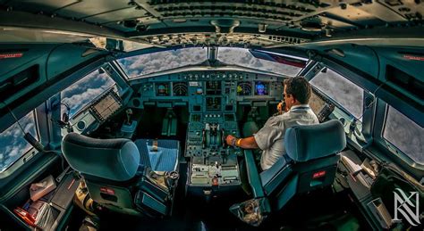 Sunset in the airplane cockpit ~ what a wonderful life...