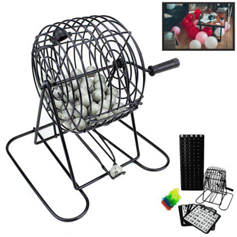 Deluxe Bingo Game Set Kit Cage Box Board Balls Cards Marker Family Fun Night New, 1 - Harris Teeter