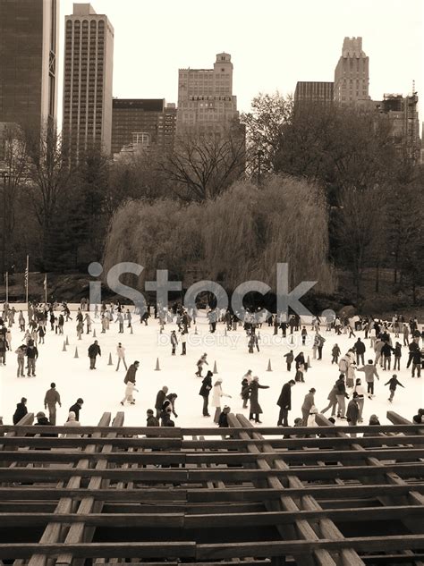 Ice Skating In Central Park Stock Photo | Royalty-Free | FreeImages