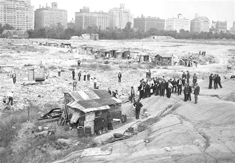 New York - History - Geschichte: Hooverville, Central Park, New York