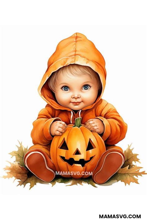 Free Cute Orange dress baby with Jack O Lantern Clipart Baby Clip Art, Free Clip Art, Cute Baby ...