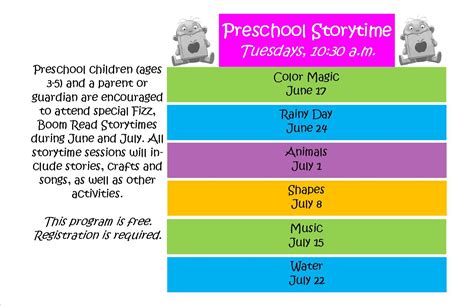 Preschool Storytime – North Versailles Public Library