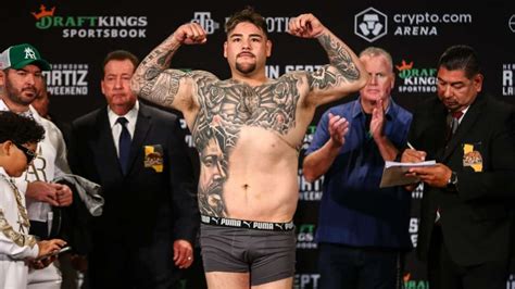 Andy Ruiz Jr weighs the same as Anthony Joshua fight in shock outcome ...