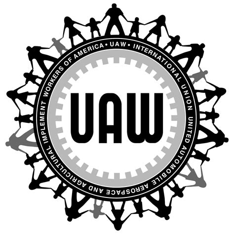 UAW Logo Black and White (1) – Brands Logos