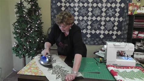 Make a Christmas Table Runner Using the Half-Hex Ruler, via YouTube ...