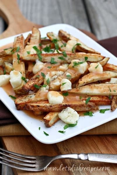 Poutine (French Fries with Cheese Curds and Gravy) | Let's Dish Recipes