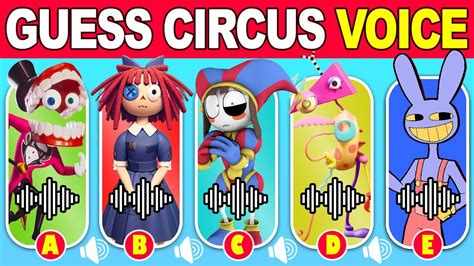 Ultimate The Amazing Digital Circus Voice | Pomni, Jax, Ragatha | Guess the monsters voice - YouTube