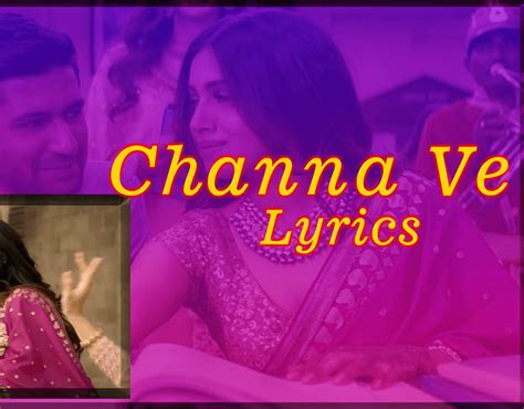 Channa Ve Song Lyrics Video on Behance