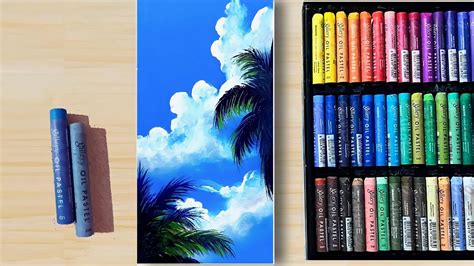 How to Draw Realistic CLOUDS 😱 with Pastel (step by step) - Oil Pastel ...