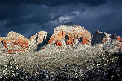 Sedona Arizona Winter Snow Pictures