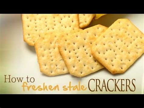 How to freshen stale crackers - YouTube