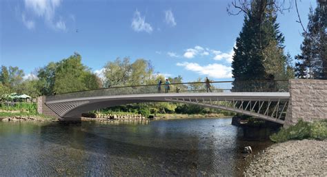 Pooley Bridge | Single span steel structure replaces collapsed Victorian bridge | New Civil Engineer