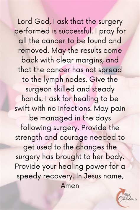 8 Healing Prayers for Breast Cancer Healing [for Patients & Survivors ...