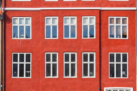 Casas típicas de colores en el casco antiguo de copenhague | Foto Premium