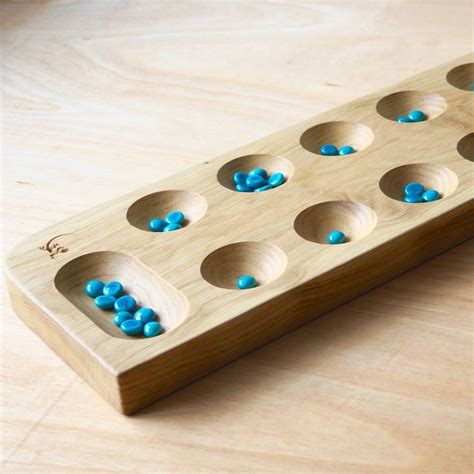 Personalised Wooden Mancala Board By Traditional Wooden Gifts