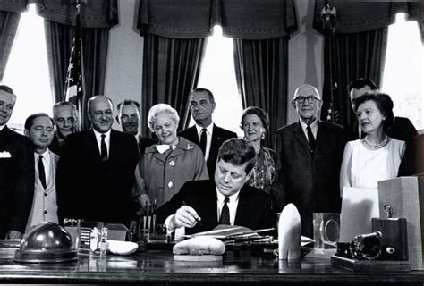 Walter P. Reuther Library (46019) JFK signs bill