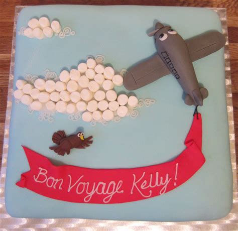 Bon Voyage cake | Bon voyage cake, Cake, My design