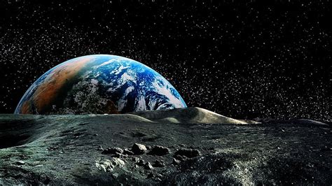 HD wallpaper: earth, space, stars, moon, planet | Wallpaper Flare