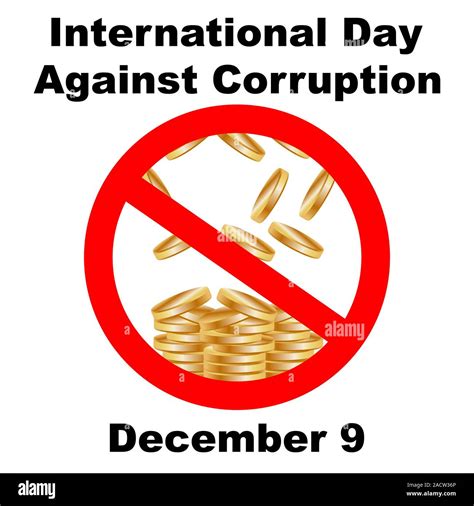 International Anti-corruption day icon, logo, symbol, sign. Isolated on ...