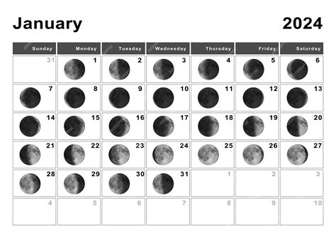 Moon Phase Calendar 2024 Nasa - Sean Winnie