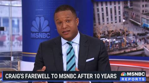 Craig Melvin Says Farewell to His MSNBC Viewers