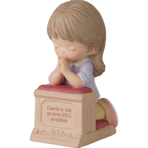 Precious Moments 223006E Spanish Brunette Girl Kneeling In Prayer Figurine