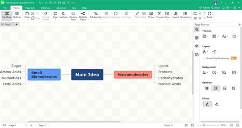 Biomolecules Concept Map Template | EdrawMind