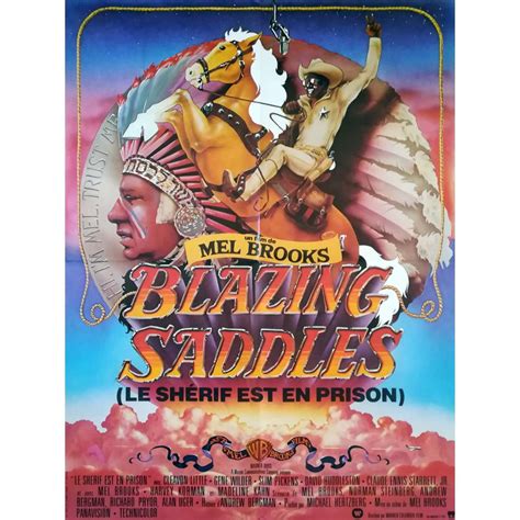 BLAZING SADDLES Movie Poster 23x32 in.