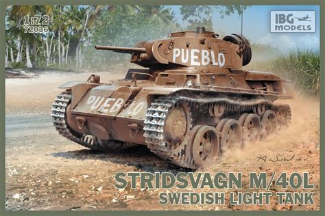 IBG 1/72 72036 WWII Swedish STRIDSVAGN M/40L Light Tank | eBay