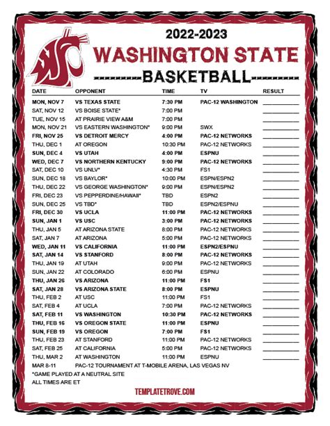 Wsu Cougars 2024 Football Schedule - Marjy Shannen