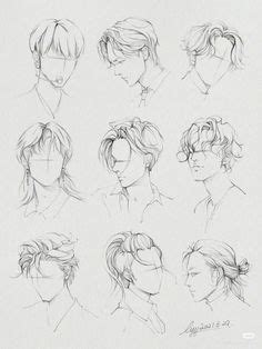 Male hairstyles drawing