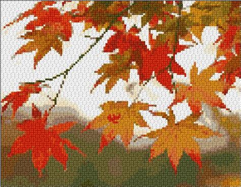 Free Fall Counted Cross Stitch Patterns - Cross Stitch Patterns