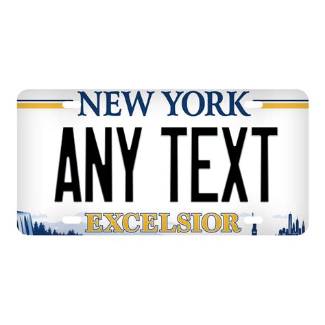 Custom New York License Plate Personalized Name All 50 - Etsy