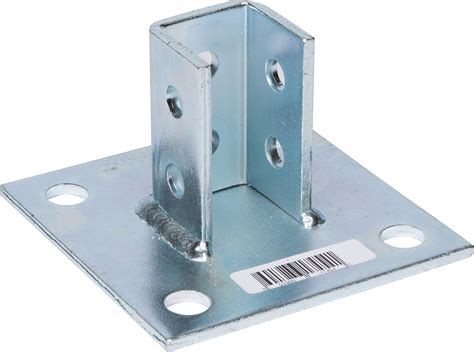 Buy Morris Products 17454 Post Base Channel 4 Hole Square – for 1-5/8” Strut – Side Orientation ...