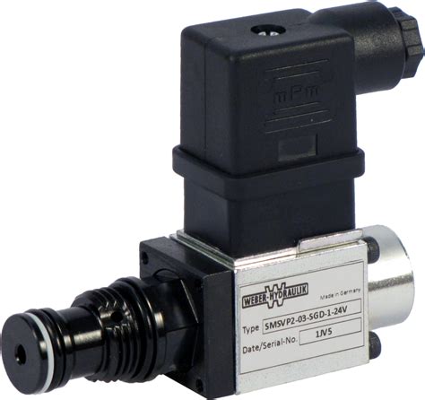 2/2-Way Miniature Pilot Poppet Valve SMSVP – WEBER-HYDRAULIK