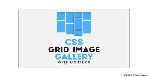 CSS Grid Image Gallery With Lightbox | Tiled Layout Image Gallery