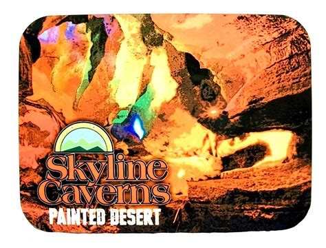 Skyline Caverns Virginia Painted Desert Photo Fridge Magnet