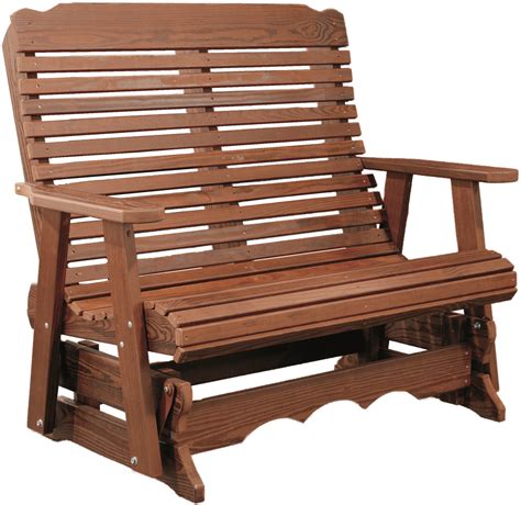 Cedar Glider Bench | Amish Outdoor Glider | Patio Glider